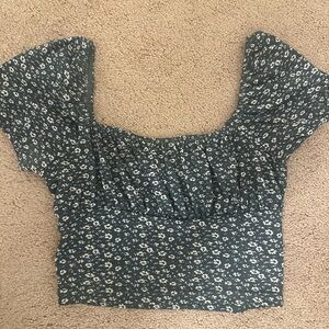 Floral crop top